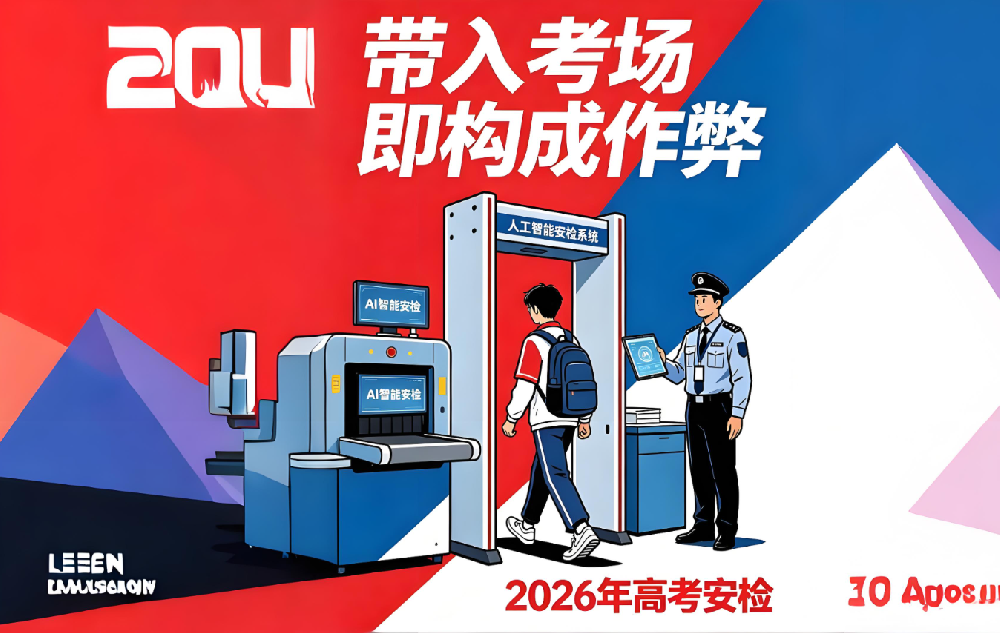 带入即作弊!2026高考安检迎来新变化 教育部发布五大考前预警
